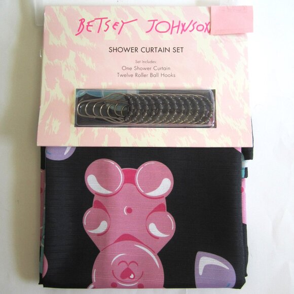 Betsy Johnson Gummy Bear Shower Curtain Set - Picture 1 of 5